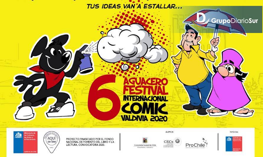 Comienza Festival Internacional Aguacero Cómics de Valdivia