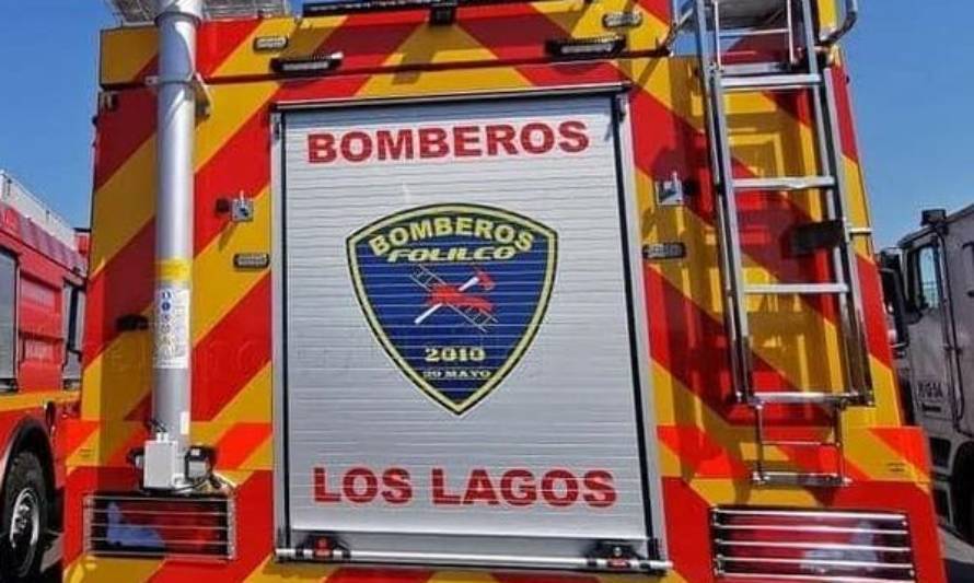 Este martes llega a Los Lagos carro de bombas forestal para 4ta Compañía Folilco