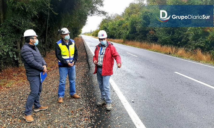 MOP completó repavimentación de la Ruta Reumén-Nontuelá