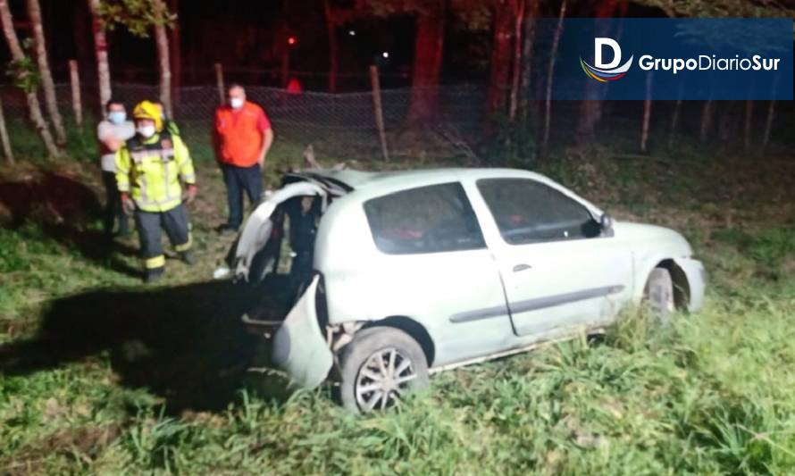 Alarma por accidente en ruta Los Lagos-Futrono