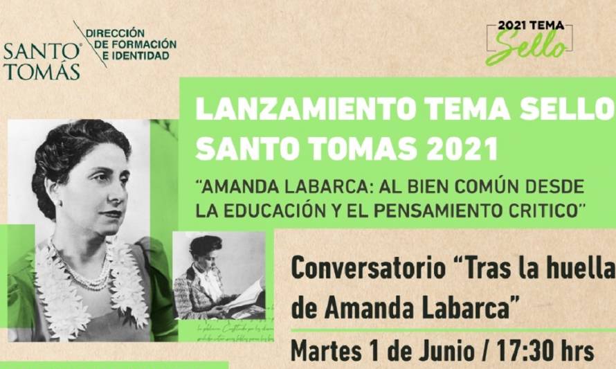 Santo Tomás realiza conversatorio sobre Amanda Labarca