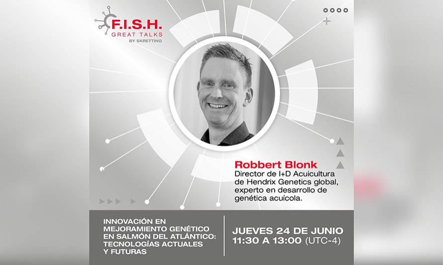 Skretting abre inscripción para charla FISH Great Talks sobre mejoramiento genético en salmón