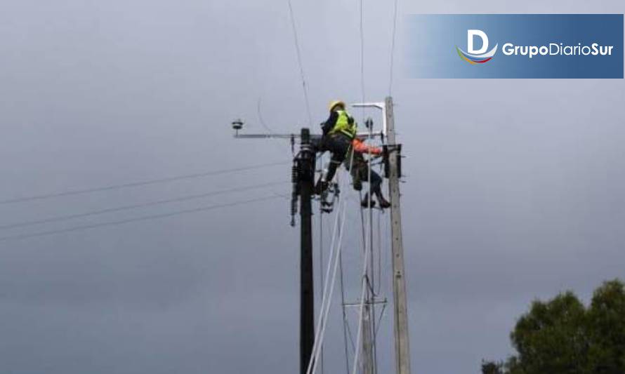 Saesa realizó obras para robustecer la red eléctrica y minimizar efecto de fallas de suministro en Lanco
