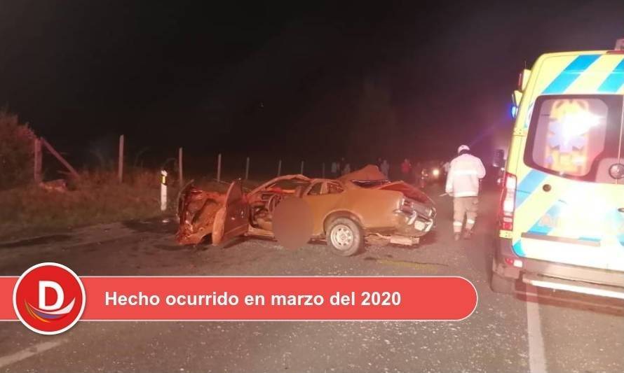 Confirman condena para acusado por manejar ebrio y causar la muerte de dos mujeres en Los Lagos