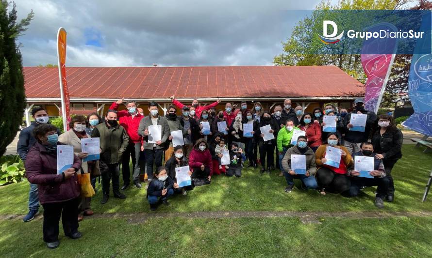 Los Ríos: 160 familias de clase media recibieron subsidio habitacional