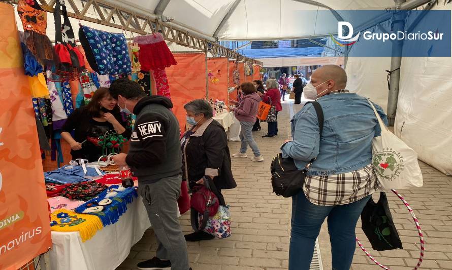 16 nuevos emprendedores exponen en el paseo Peatonal de Valdivia