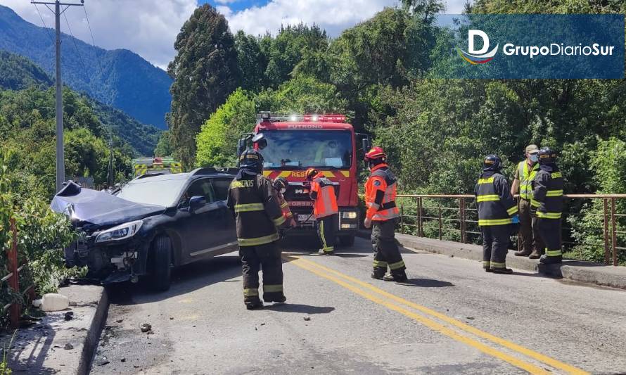 Tres personas involucradas en accidente ocurrido en Futrono