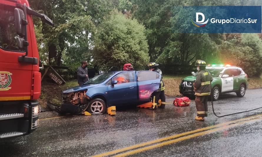 Alarma por accidente en ruta Coique-San Pedro