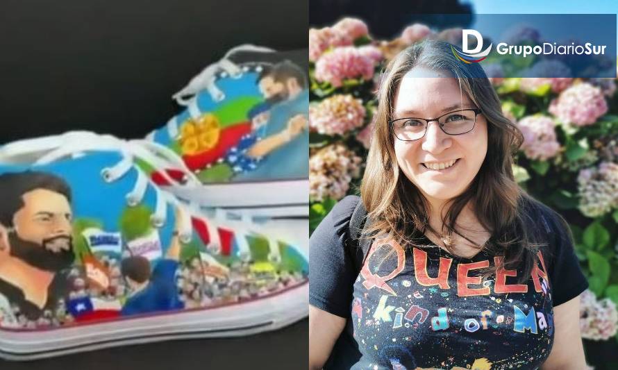 La motivación de la artista tras las zapatillas personalizadas para al Presidente Electo