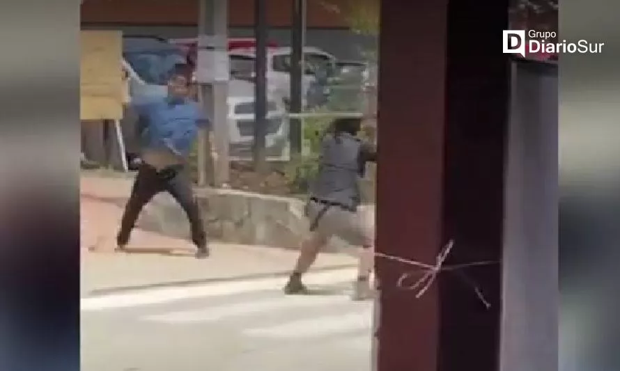 [VIDEO] Nuevo episodio de violencia callejera golpea a Panguipulli