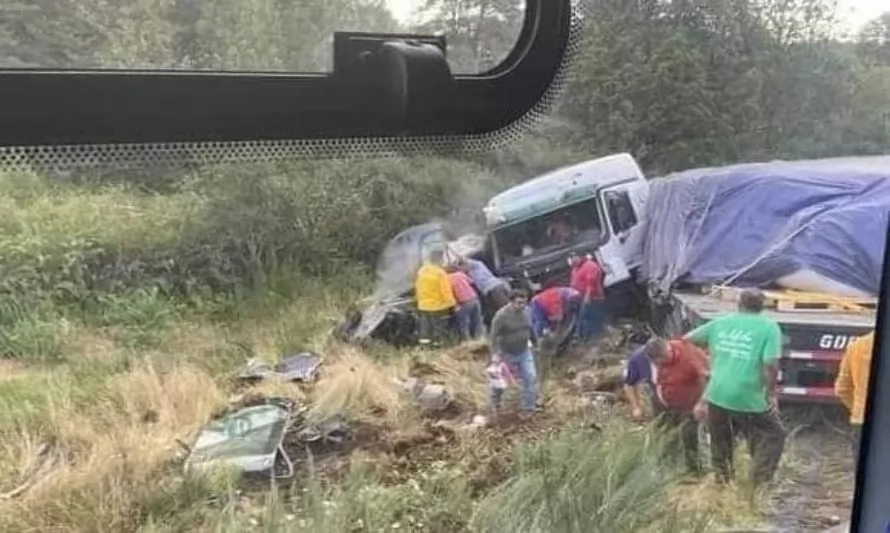 Tragedia enluta a Chiloé: accidente múltiple deja cuatro fallecidos 