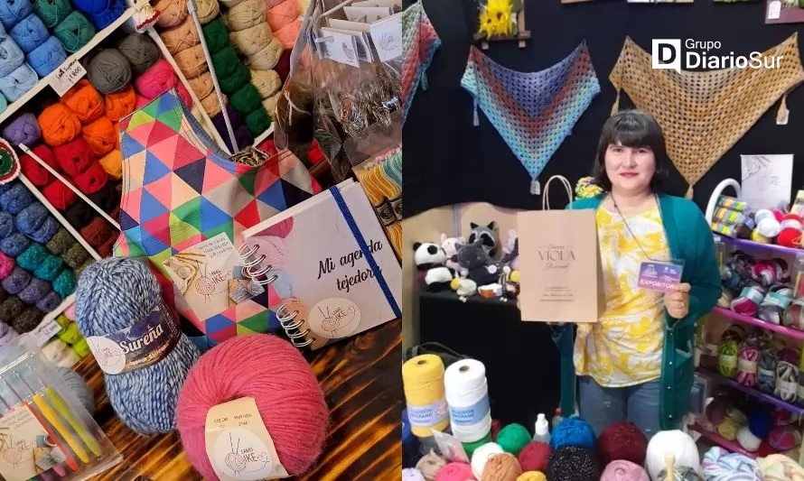 Lanas IKE: tienda para artesanos liderada por una madre y amante tejedora valdiviana