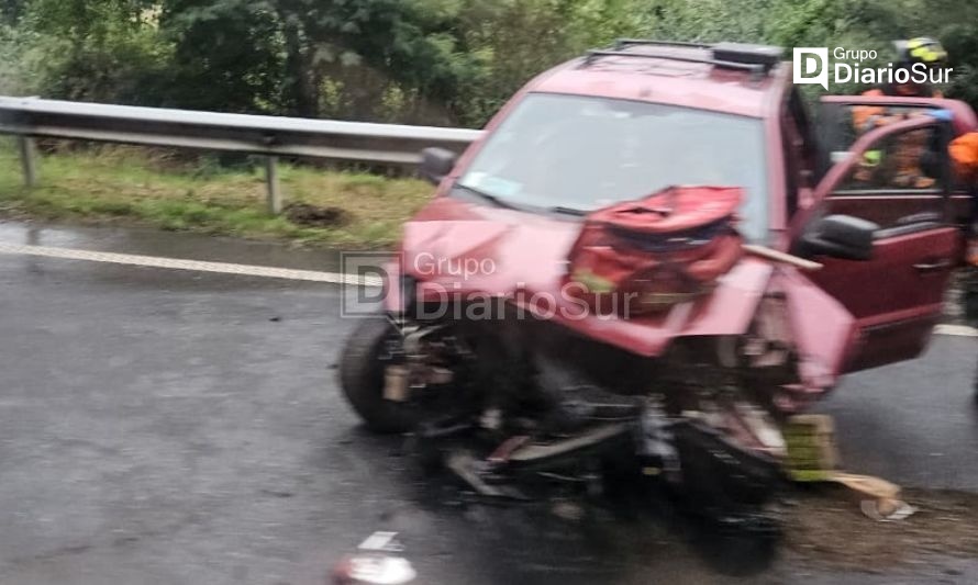 Reportan accidente en ruta Valdivia-Antilhue