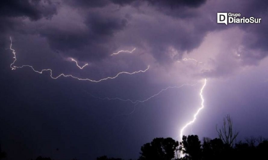 Alerta Temprana Preventiva para Los Ríos por tormentas eléctricas y otras condiciones climáticas