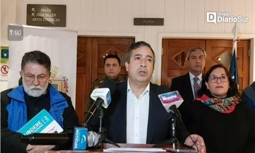 Anuncian medidas tras balacera que hirió a funcionario municipal y a adulto mayor en Lanco 