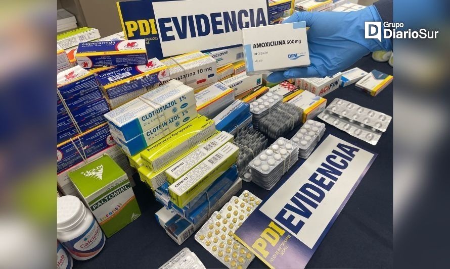 Detienen a extranjera que comerciaba medicamentos en una feria libre de Valdivia