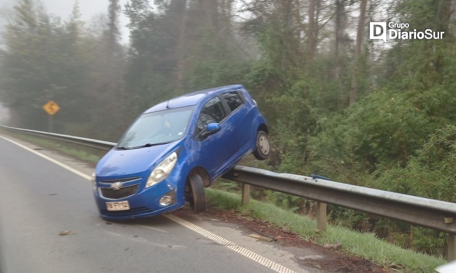 Reportan accidente en la ruta Los Lagos-Antilhue