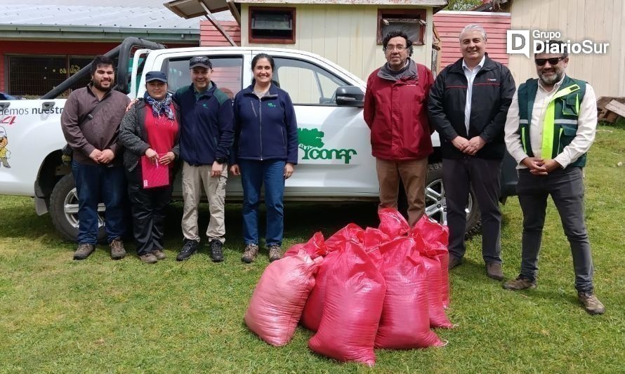 Docentes de Inacap Valdivia visitaron vivero de Conaf