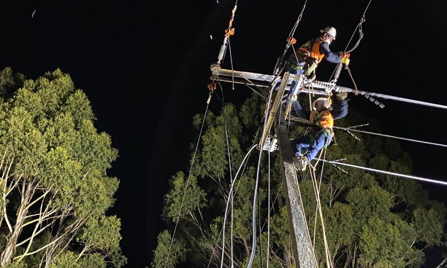 Socoepa informa corte de suministro eléctrico en Los Lagos