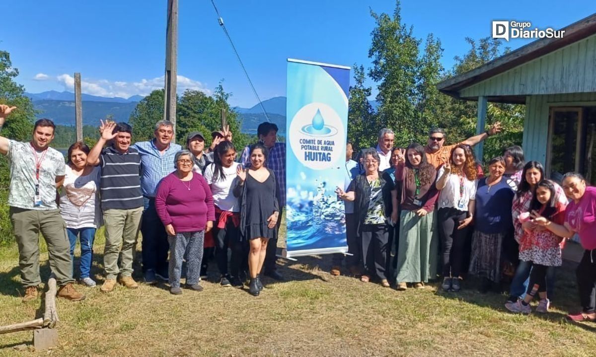 Vecinos de Huitag felices tras finalizar proyecto de eficiencia en uso del agua