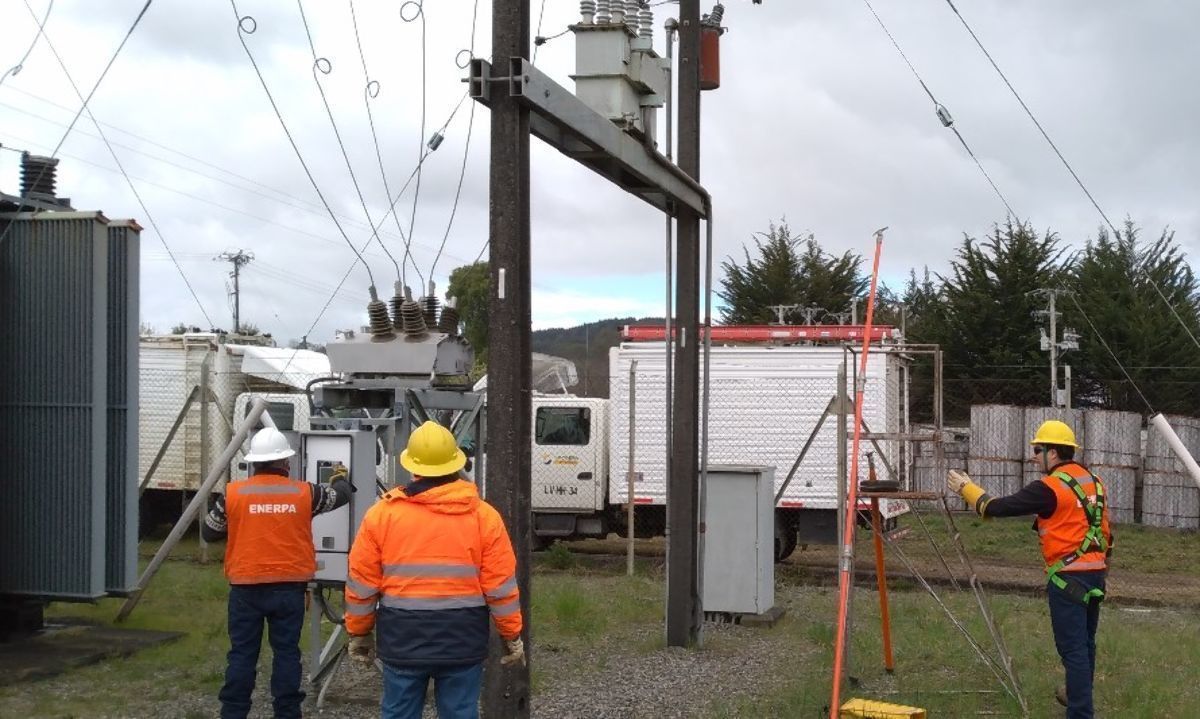 Aviso de corte de energía para sector rural de Los Lagos