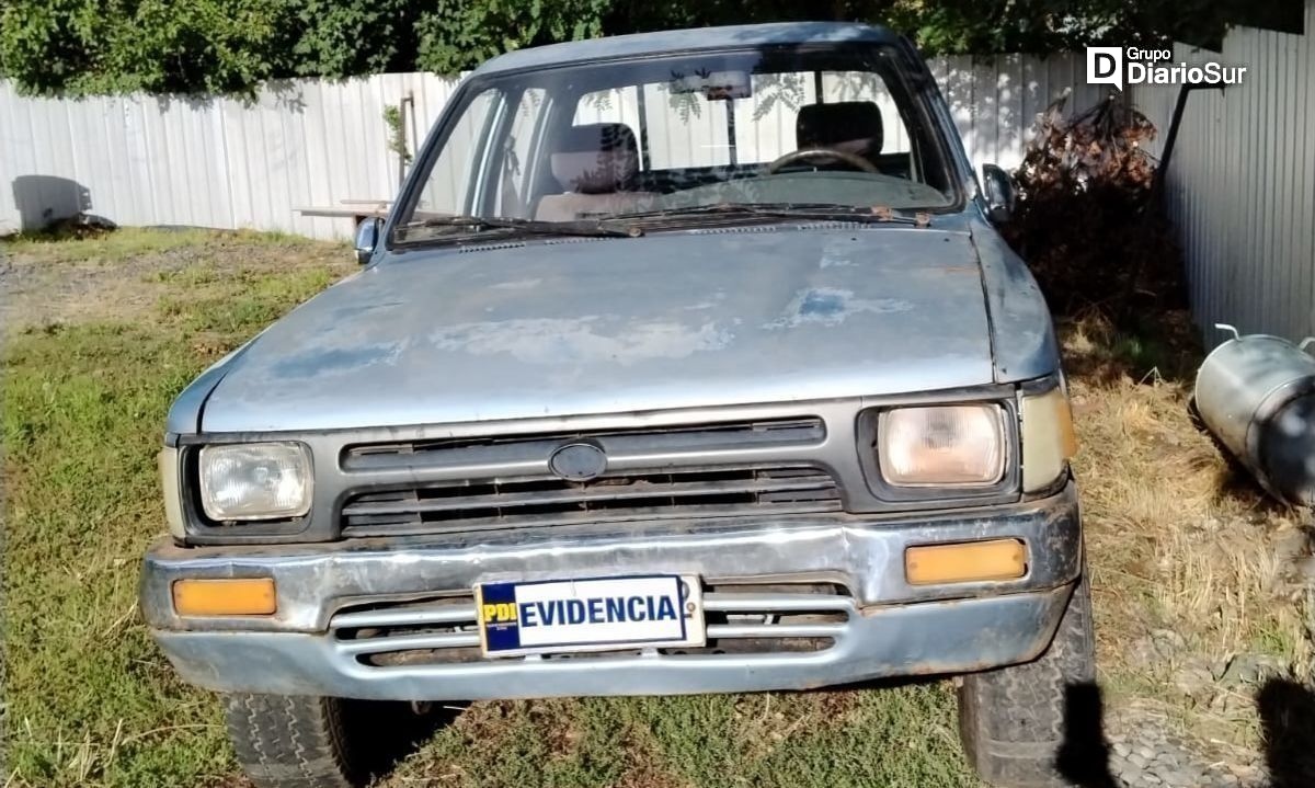 En La Unión recuperan camioneta con encargo por apropiación indebida desde Los Lagos