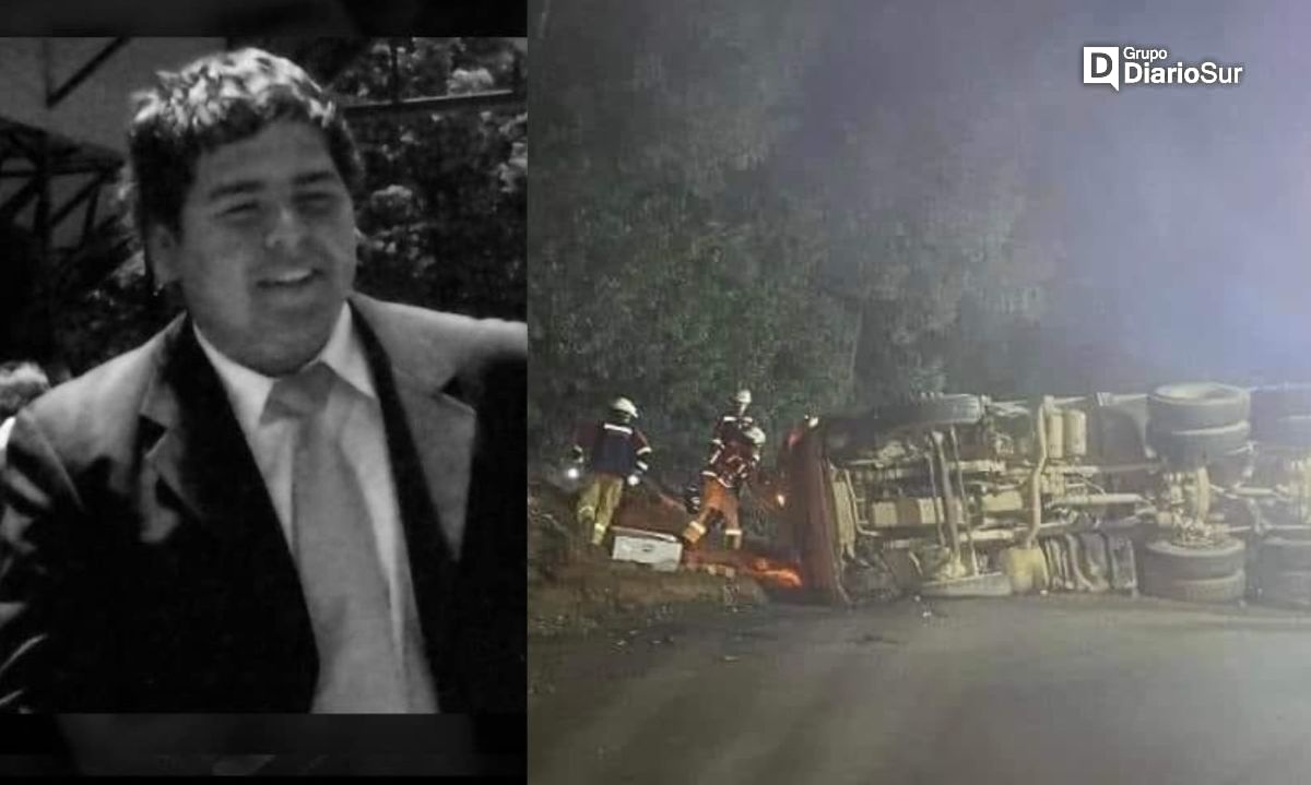 Los Lagos llora la muerte de joven conductor de camión en ruta Valdivia-Curiñanco