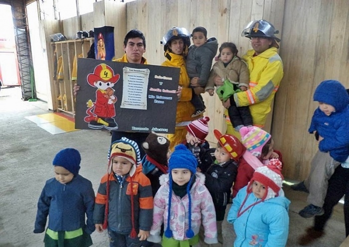 Bomberos de Folilco celebran cuatro años de servicio a la comunidad