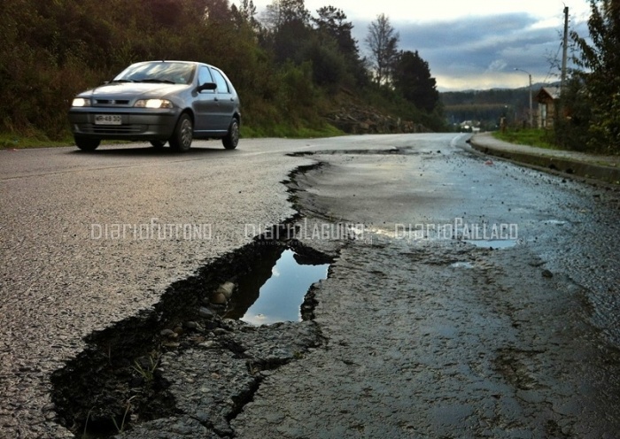 Preocupación causa peligroso bache en el sector Las Lajas