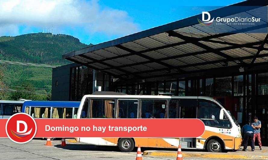 Solo 1 salida de bus Los Lagos-Valdivia para este sábado