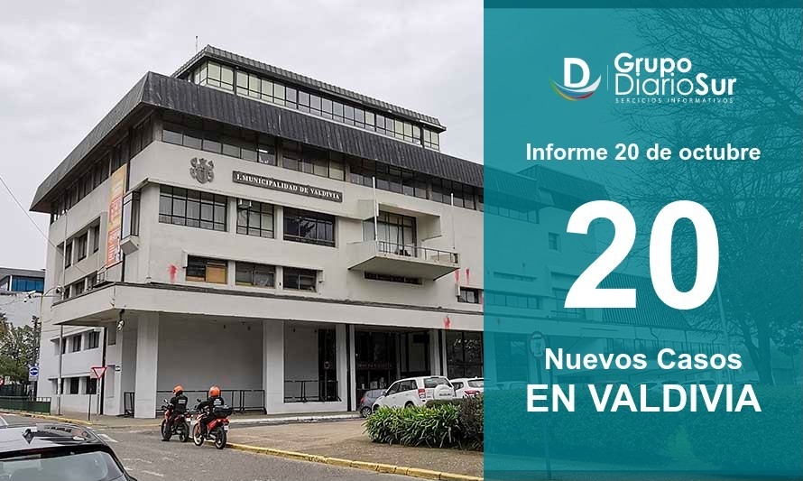 Valdivia registra menor cantidad de contagios en últimos 5 días