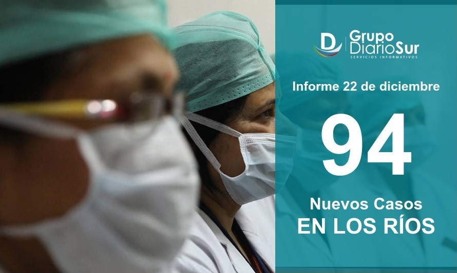 Contagios de este martes se repartieron en 10 comunas de Los Ríos