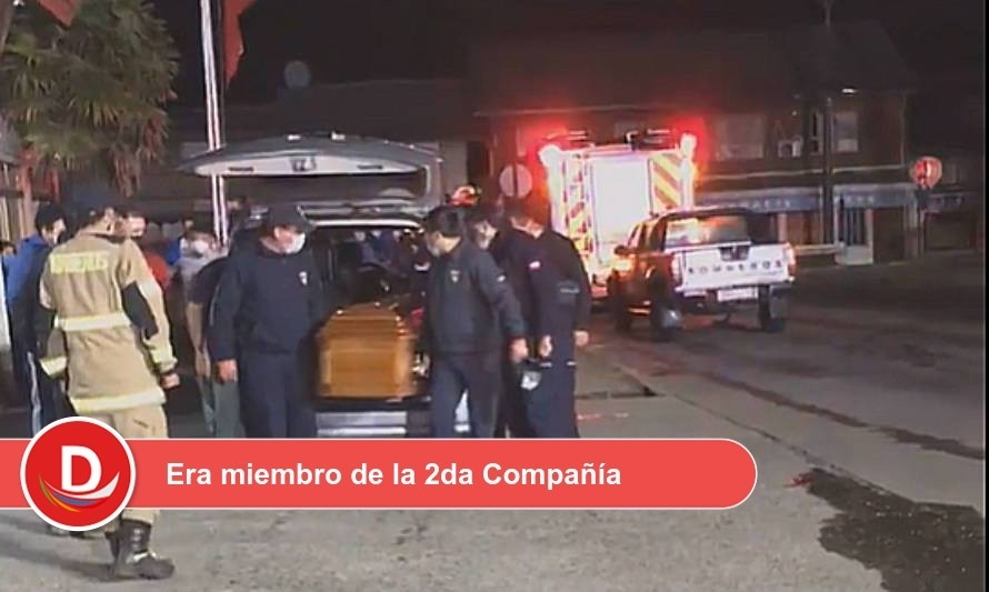 Bombero mártir laguino será despedido con honores desde las 20 horas