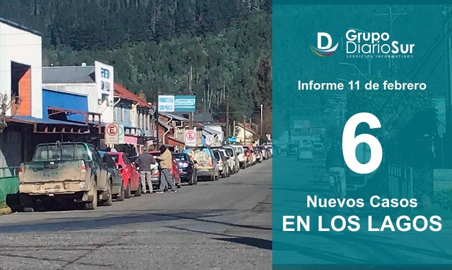 Los Lagos registra 6 contagios aumenta casos activos a 65