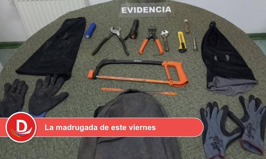 Detuvieron a 4 sujetos cargados con objetos usados para el robo de cargas de camiones 