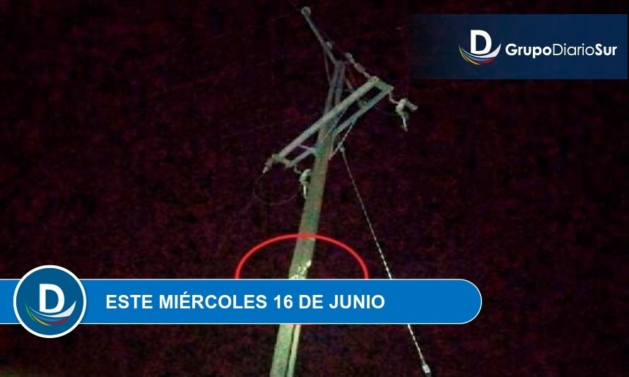 Informan corte de energía en El Salto tras choque de maquinaria contra poste