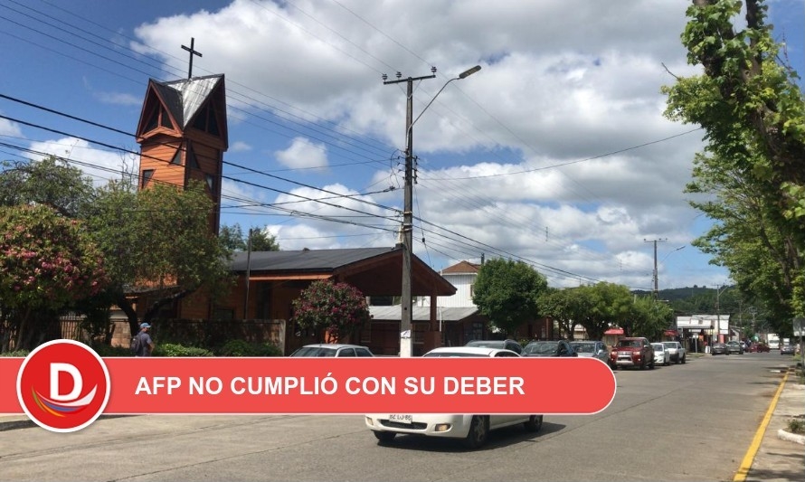 Jueza de Paillaco ordena a AFP pagar pensión de alimentos por no retener 10% de deudor