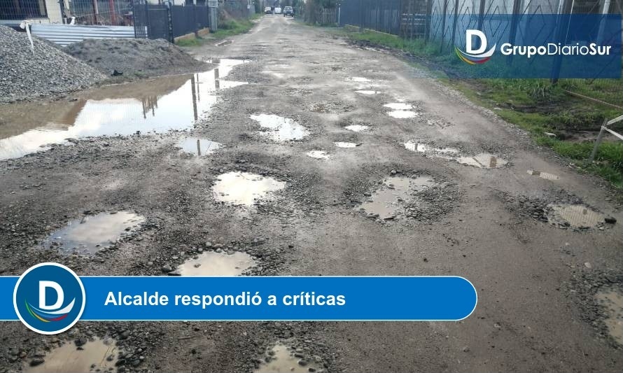 Los Lagos: Controversia municipal por calles y caminos en mal estado 