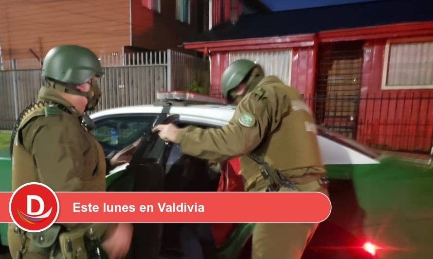 Tenía un amplio prontuario: Carabineros logra detención de un sujeto por porte de armas