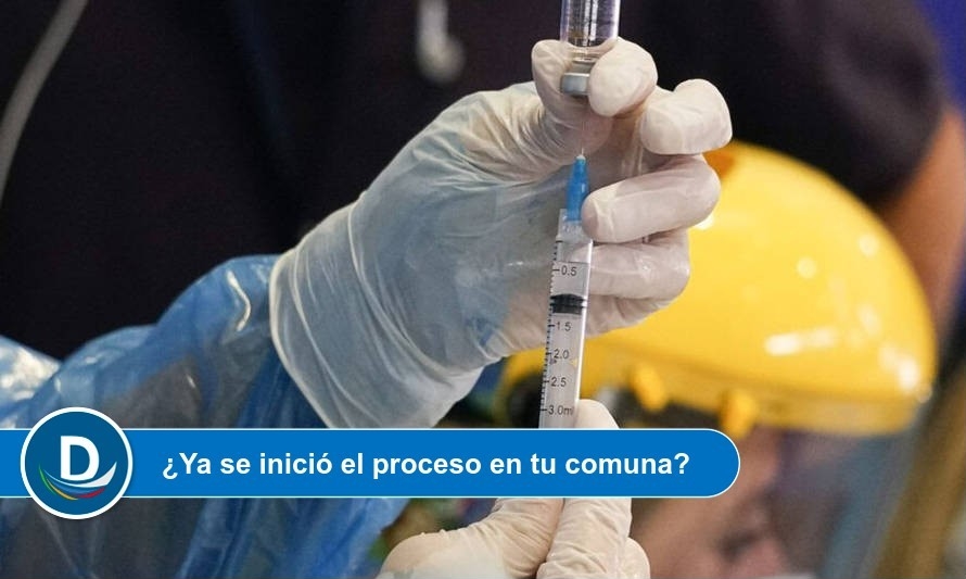 Paillaco ya comenzó a aplicar 4ta dosis a mayores de 55 años