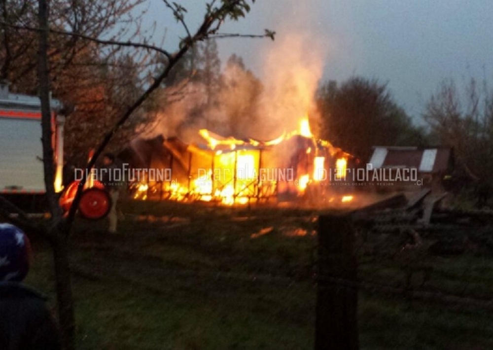 Adulto mayor perdió su casa en Riñinahue cuando intentaba hacer fuego