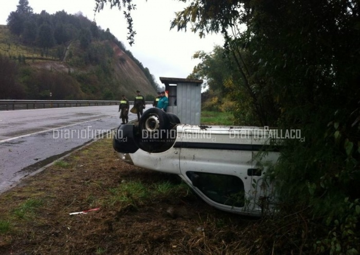 Cinturón de seguridad salvó la vida de un conductor de Telconsur