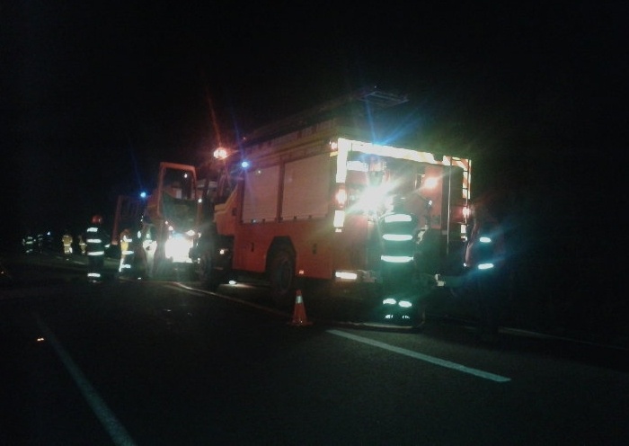 Bomberos controló quema de pastizales en plantación forestal 