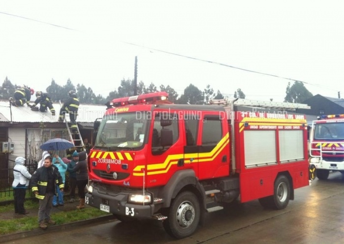 Inflamación de chimenea preocupó a vecinos de Villa San Pedro