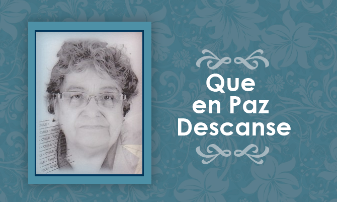 [Defunción] Falleció Adelma Catalán Barría Q.E.P.D