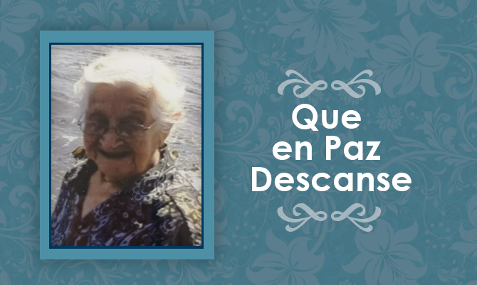 [Defunción] Falleció Sra. Cristina del Carmen Soto López  Q.E.P.D