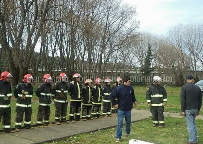 Tercera Compañía de Bomberos de Los Lagos se capacita en Equipos de Respiración Autónoma