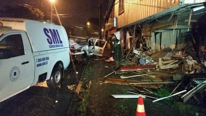 3 heridos y una joven fallecida es el saldo de un accidente en Valdivia