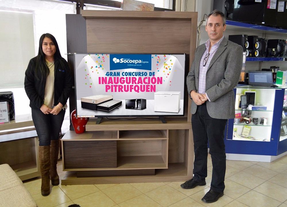 Comercial Socoepa premió a clientes de recién inaugurada sucursal en Pitrufquén