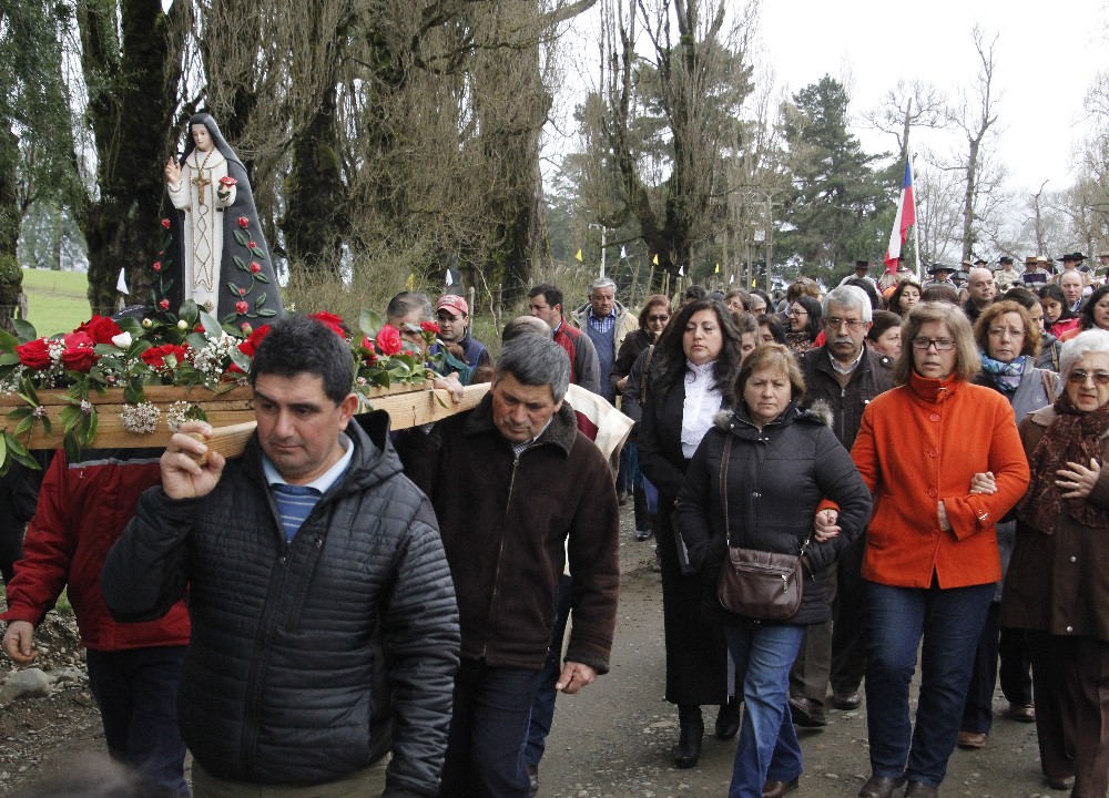 Más de 800 personas asistieron a la Fiesta Religiosa y Cultural de Santa Rosa